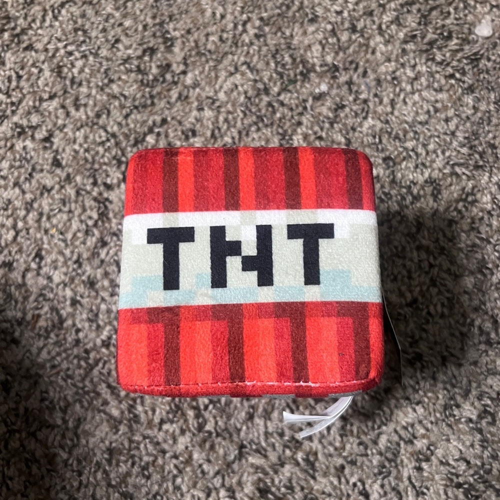 Red TNT Plush Toy for Kids